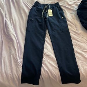 NWT Navy Yola High Waisted Figs Scrub Pant XXS
